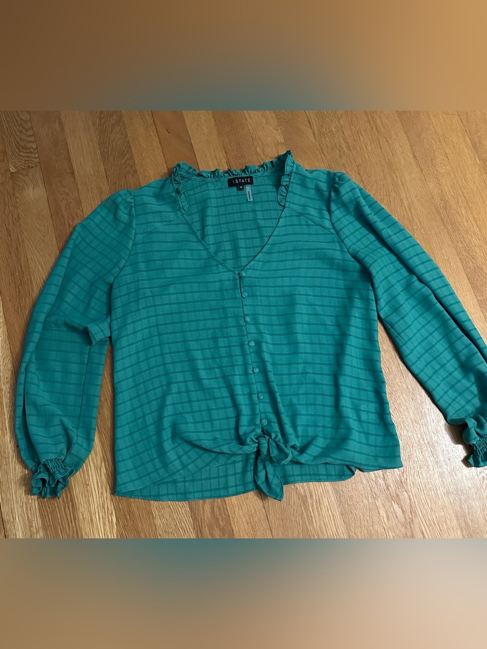 Green blouse